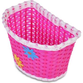 Byox Детски розов кош с цветя розов