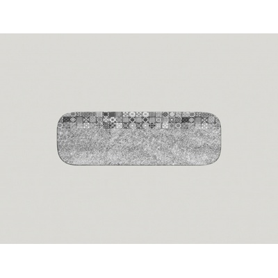 RAK Splendour talíř obdélníkový 33 x 11 cm šedá RAK-SRAURPN33