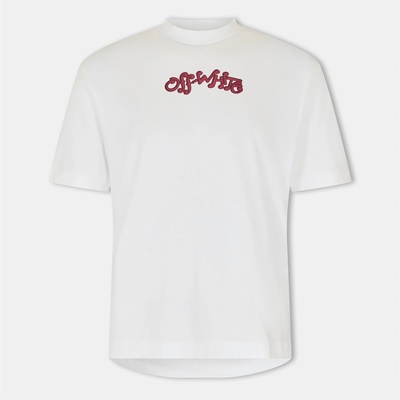 OFF WHITE Тениска OFF WHITE Men's Soft Fabric T-Shirt - White/Red