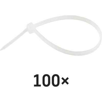 Sťahovacia páska 150×3,5, biela, 100 ks