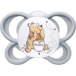 Nuk Силиконова залъгалка NUK Perfect Match Air - 0-6 м, Мечо Пух, сива (10175362) - baby