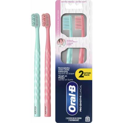 Oral-B Zubní kartáček Pro Sensitive Clinical Ultra soft 2 ks