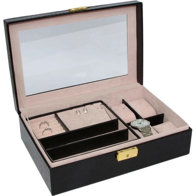 Šperkovnica JKBox Black SP956-A25