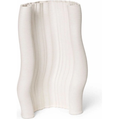Ferm Living Váza Moire, off-white