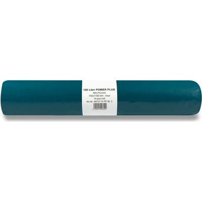 Power Plus barevné pytle na odpadky 120 l 10 ks 70 µm modré