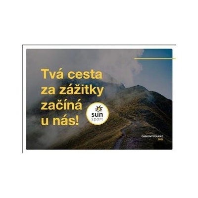 Dárkový poukaz SunSport v hodnotě 5000,- Kč