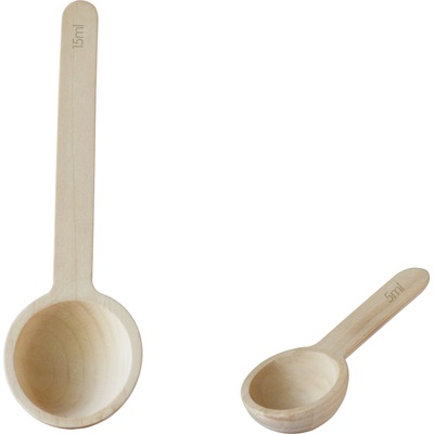 Pebbly Мерителни лъжици NBA226, комплект от 2 бр. , дърво, Pebbly (PEBB3760132815893)