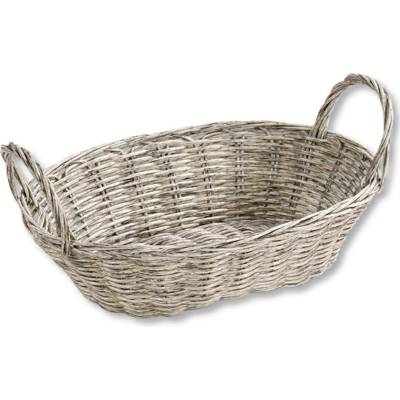 Kesper Košík na pečivo Oval Grey, 28x21 cm