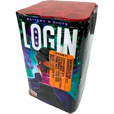 Ohňostroj LUMPÍK LOGIN 9 ran 20 mm