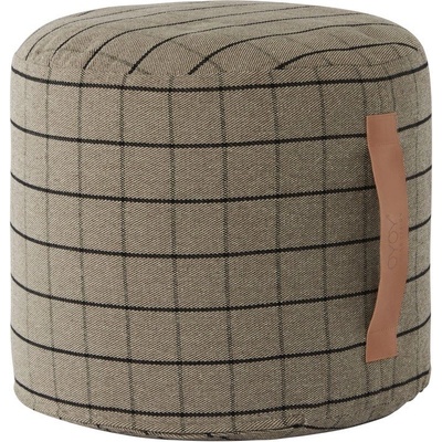 OYOY Living Design Бежов пуф Grid - OYOY Living Design (L10091)