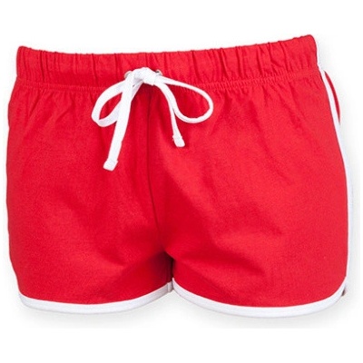 Sf dámské bavlněné kraťasy SK069 Red-Navy Check