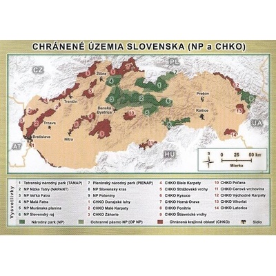 Chránené územia Slovenska (NP a CHKO)