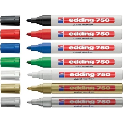 edding Маркер перманентен Edding 750 сребрист