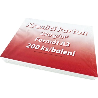 Vikpap - kreslící karton A3, 220 g/m2, 200 listů