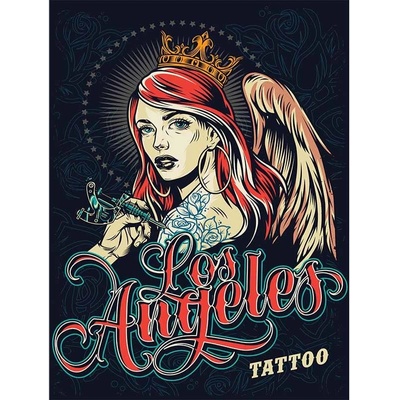 Ceduľa Tattoo - Los Angeles