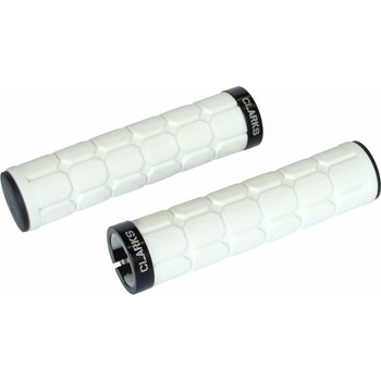 Clarks CLARK S CLO219 LOCK-ON rukojeti řídítek bílá 1 černá přezka