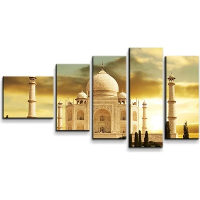 Sablio Obraz - 5-dílný Taj Mahal - 100x60 cm