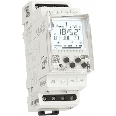 ELKO EP SHT-13/2 Мултифункционално цифрово времево реле с Wi-Fi връзка (8485 standard)