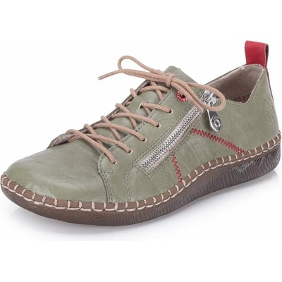 Reiker Dámské polobotky N2401-54 zelená S6