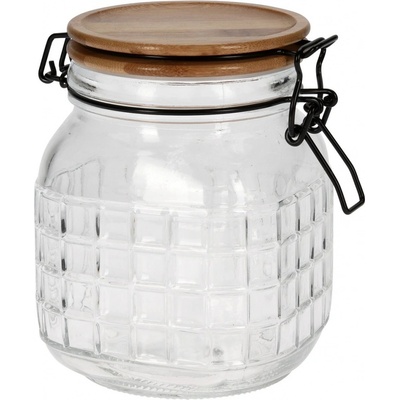 Excellent Houseware Sklenená nádoba na potraviny Clip 1100 ml
