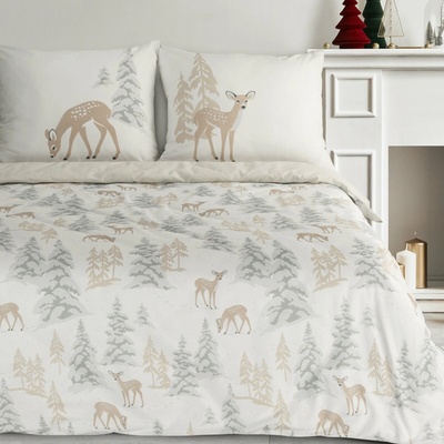 Eurofirany vianočné renforcé obliečky FAWN 160X200 2x70X80