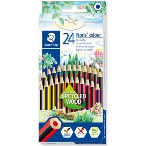 STAEDTLER Комплект цветни моливи, шестоъгълни, STAEDTLER "Noris Colour 185", 24 различни цвята 185 CD24 02 (185 CD24 02)