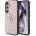 GUESS Калъф Guess Grained Big 4G Logo Small Classic Logo за Samsung Galaxy S25 розов (3666339449193)