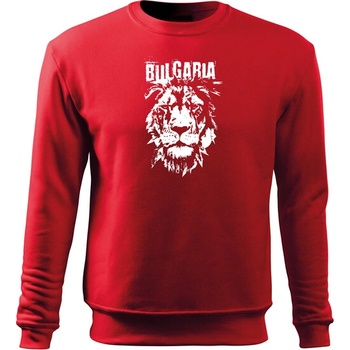 Image 1 of DRAGOWA мъжки суитшърт български лъв, червен (37178)