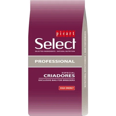 Piensos Picart PICART SELECT PROFESSIONAL High Energy висококачествена храна за кучета, над 12 месеца, от всички породи, с висока физическа активност, с пиле и ориз, 18 кг - Испания - 030162