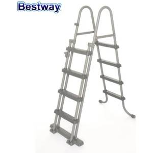 Bestway Стълба за басейни с височина до 122 см, 163х118см, Bestway 58331 (58331)