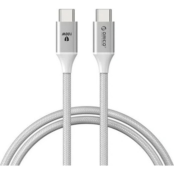 ORICO Кабел Orico CDX-100CC-WH, от USB C(м) към USB C(м), 1m, бял (CDX-100CC-WH)