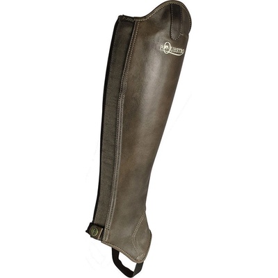 EQUESTRO Minichapsy kožené Dunster hnědé – Zboží Dáma