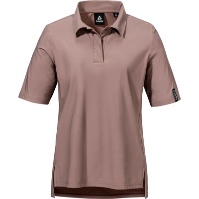 Schöffel Дамска поло тениска Schöffel Women's Jersey Polo Style Calmay Polo shirt - Twilight Mauve - размер 48 (EU) (916-5763-0218)