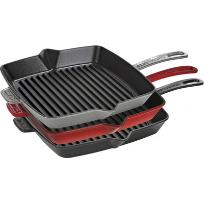 Staub Liatinová grilovacia panvica grafitovo sivá 30x30 cm