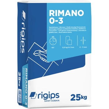 Rigips Rimano 0-3 Sadrová stierka 25 kg