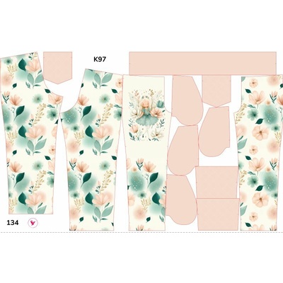 Takoy Panel se střihem rozšířené softshellové kalhoty víla Nina 134 - Jarní softshell