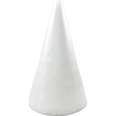 Pro Háčkování Polystyrenový kužel 8 x 15 cm – Sleviste.cz