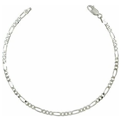 INFINITYSILVER Stříbrný náramek figaro 100208018