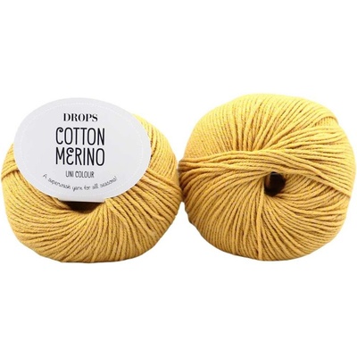 Drops Cotton Merino 15 hořčicová