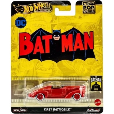 Mattel Hot Wheels Premium Pop Culture DC Batman First Batmobile