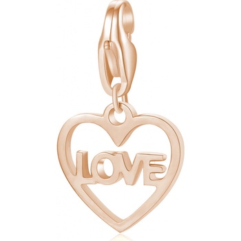 S`Agapõ Bronzový prívesok Srdiečko Happy SHA366