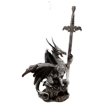 Nemesis Now Статуетка Nemesis Now Fantasy: Dragons - Keeper of the Blade, 33 cm (U7507B26)