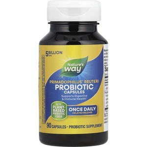 Nature's Way Primadophilus Reuteri Probiotic, 5 млрд. CFU, 90 капсули, Nature's Way (15024)