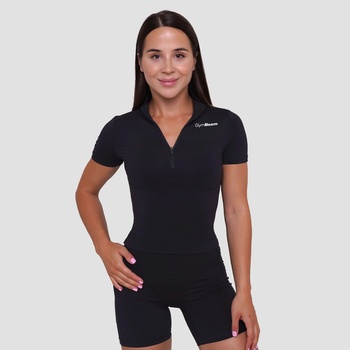 GymBeam Дамска къса тениска Ignite Cropped Black XS