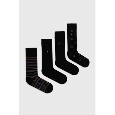 Tommy Hilfiger Чорапи Tommy Hilfiger (4 броя) в черно (701227298)