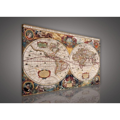 Postershop Obraz na plátně: Mapa (2) - 75x100 cm