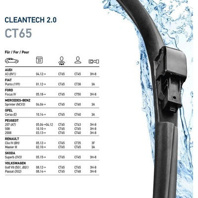 Hella Cleantech 650 mm 9XW 358 053-261
