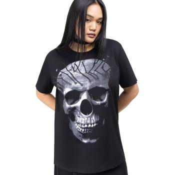 KILLSTAR унисекс тениска KILLSTAR - Moonlit Reaper - Черна - KSRA012596