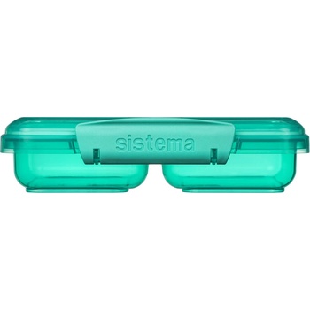 Sistema Krabička na svačinu Lunch se 2 oddíly 350 ml zelená