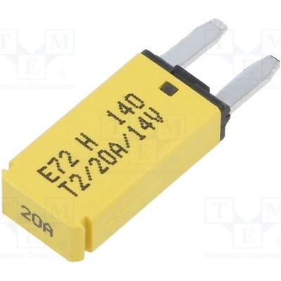 GLOSO 86125 Pojistka: tepelná; 12,45mm; automobilová; 20A; 14VDC; E72